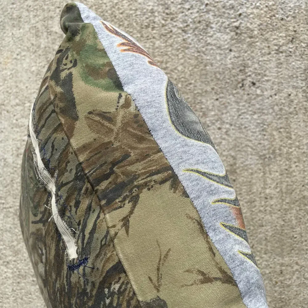 Harley Davidson x Camo Custom Reworked Pillow Couch Decor